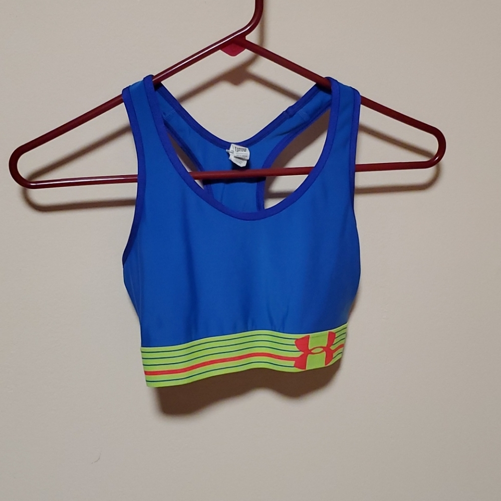 Under Armour heat gear sports bra size S